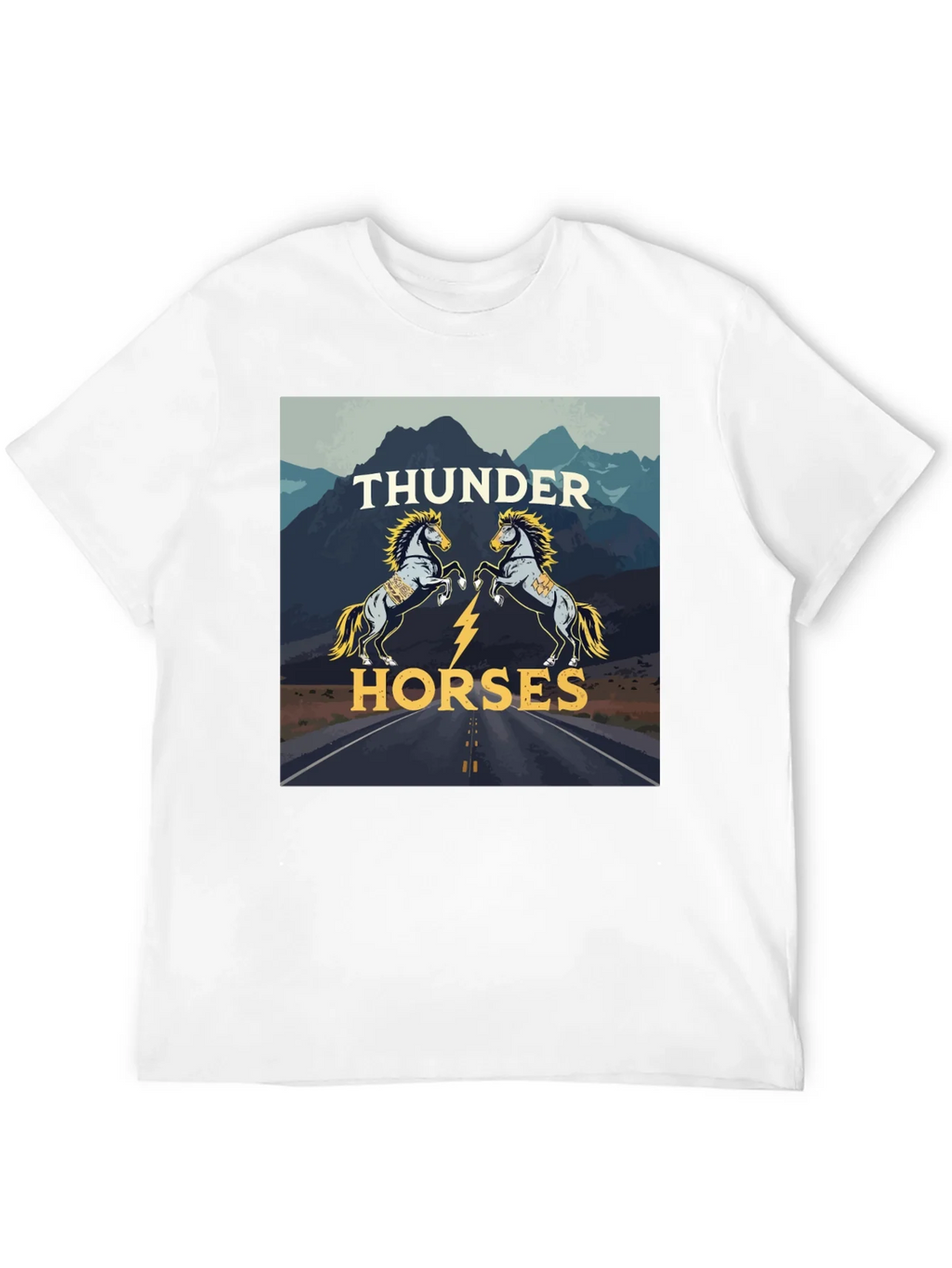 Thunder Horses Graphic T-Shirt - Black product image 11