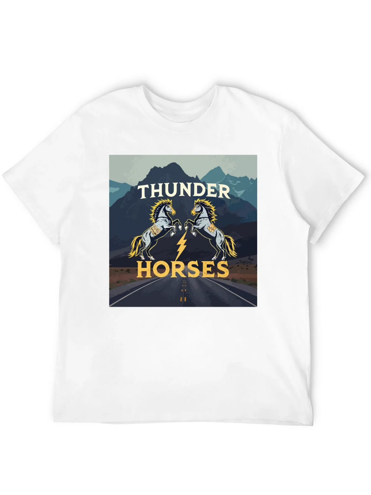 Thunder Horses Graphic T-Shirt - Black product image 11