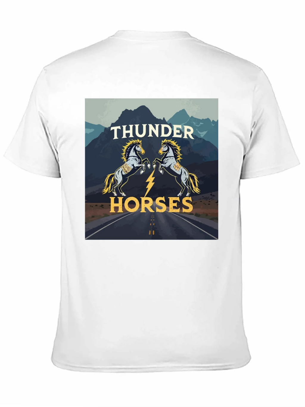 Thunder Horses Graphic T-Shirt - Black product image 10