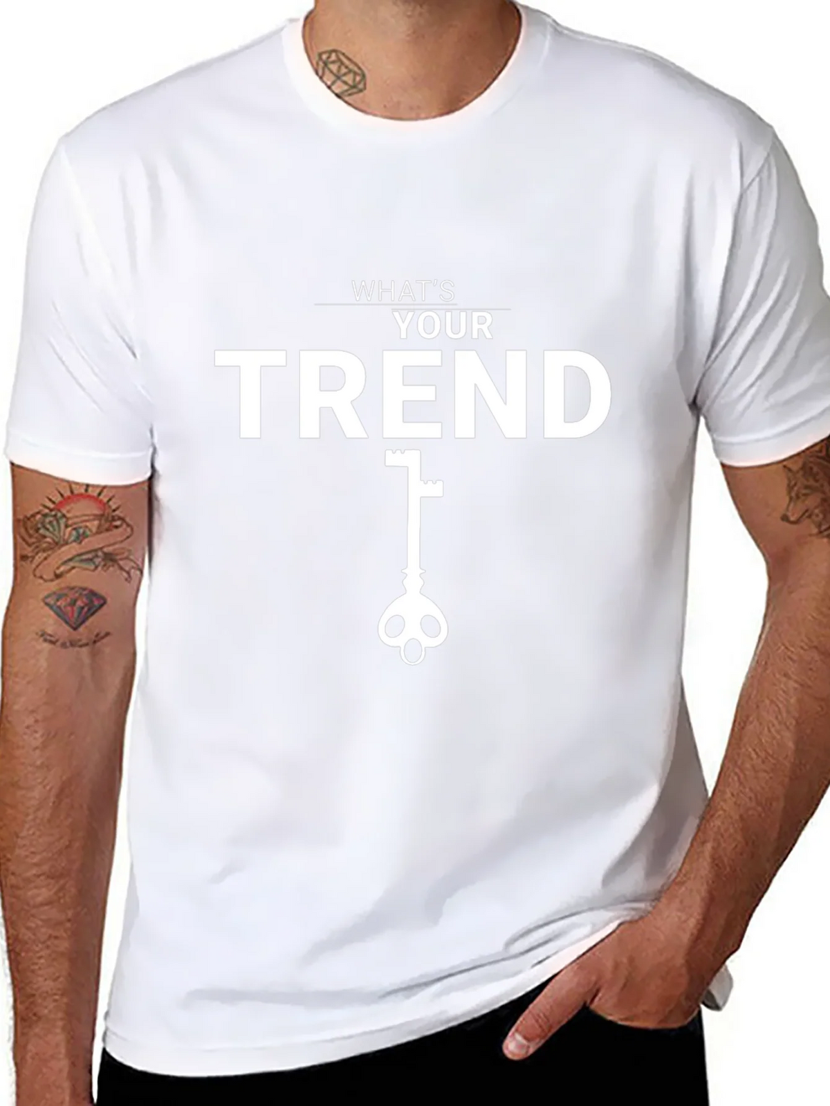 Trendy T-Shirt: Whats Your Trend Key Design product image 5