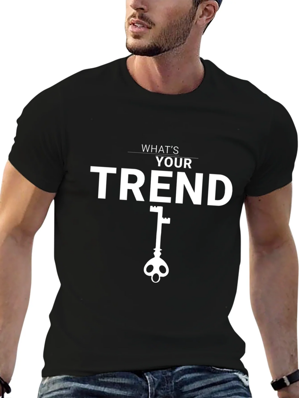 Trendy T-Shirt: Whats Your Trend Key Design product image 4