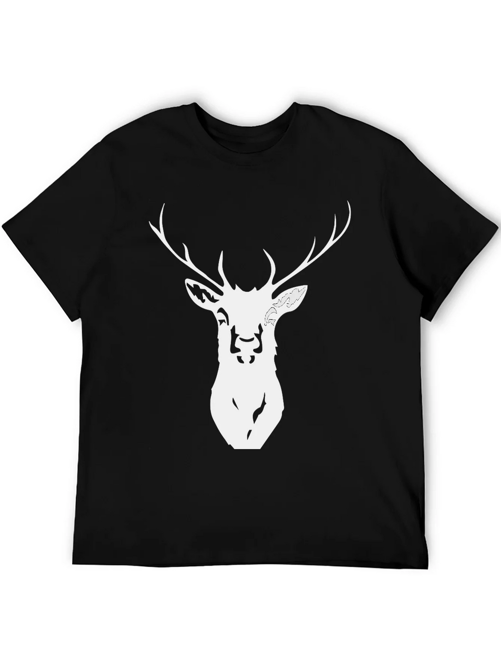 Stag Graphic Tee - Black Deer Head Design product image 5