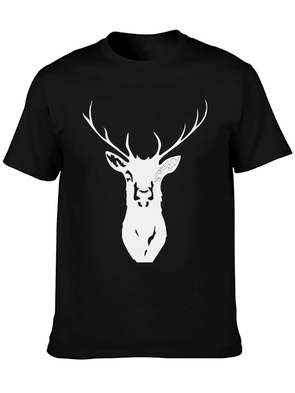 Stag Graphic Tee - Black Deer Head Design product image 3