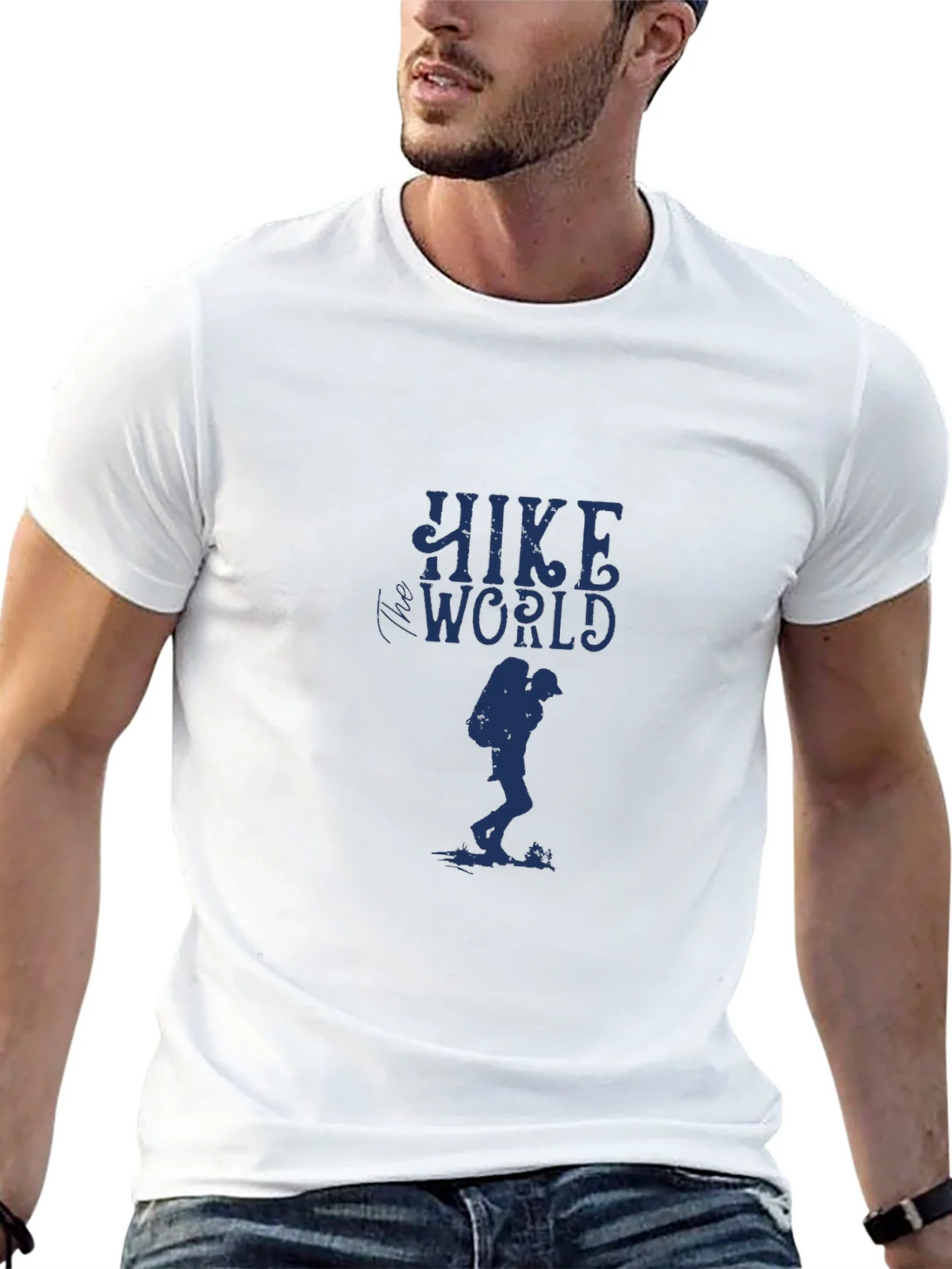 Hike World Graphic Tee - Black Adventure Shirt product image 12