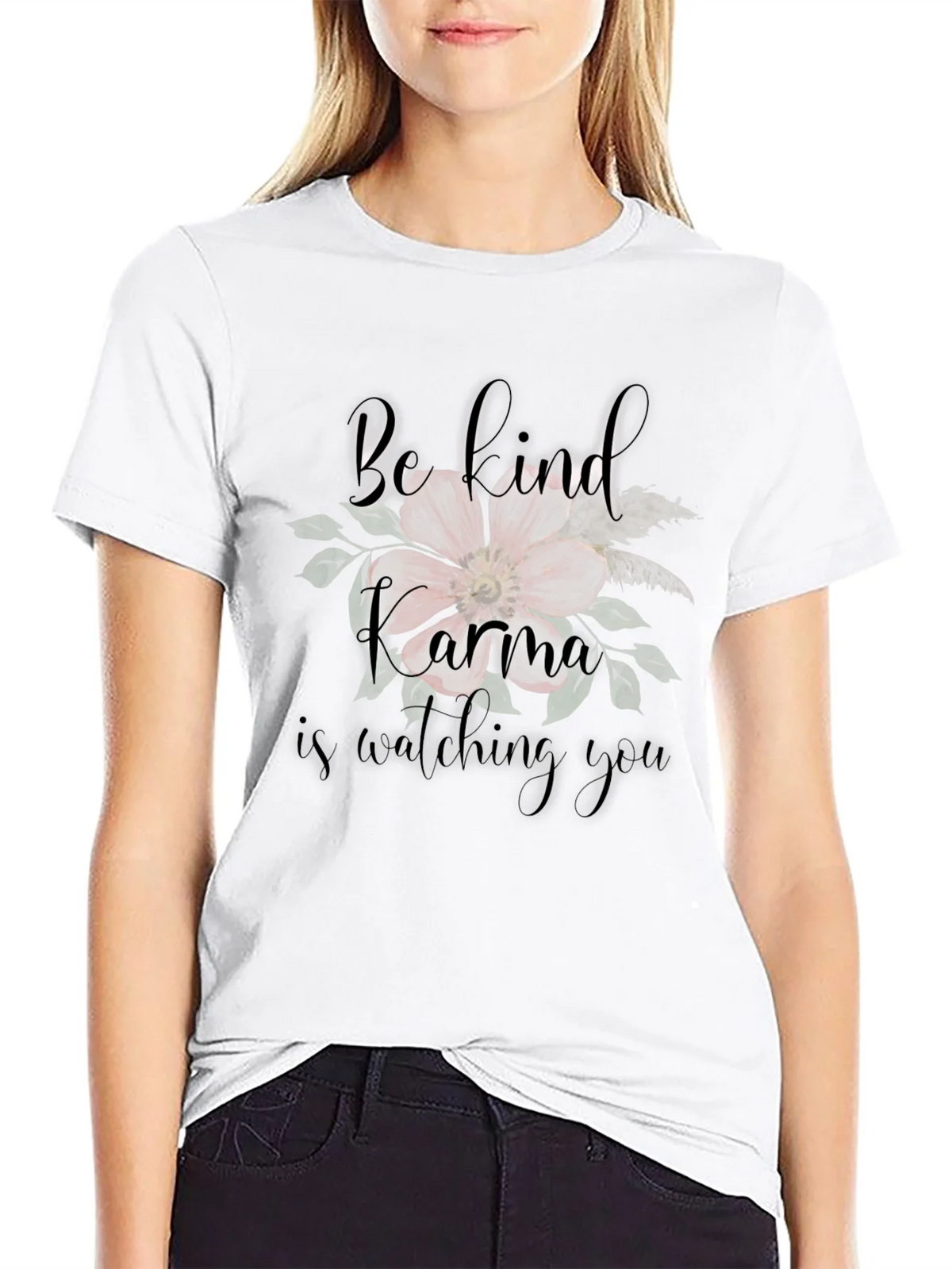 Kind Karma Floral Graphic Tee product image 2