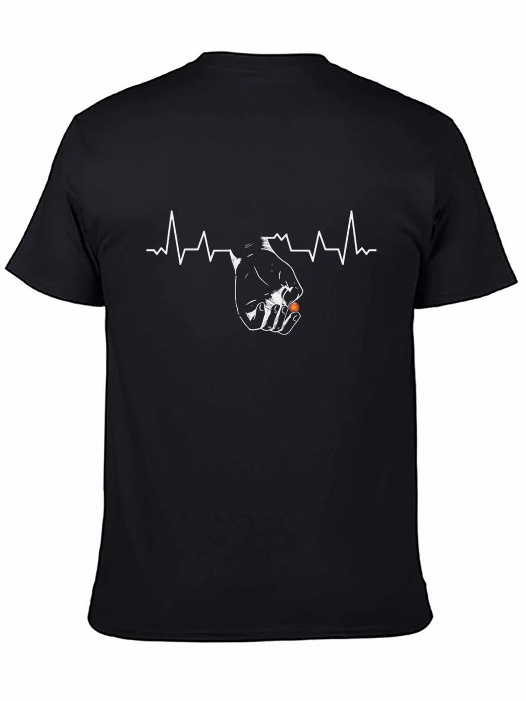 Heartbeat Gamer T-Shirt - Black product image 2