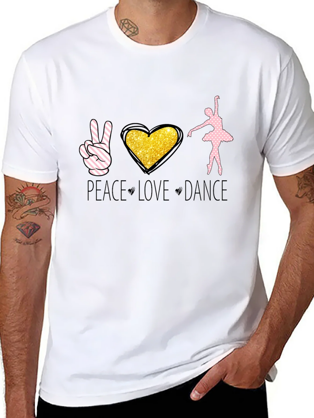 Peace Love Dance Graphic Tee product image 7
