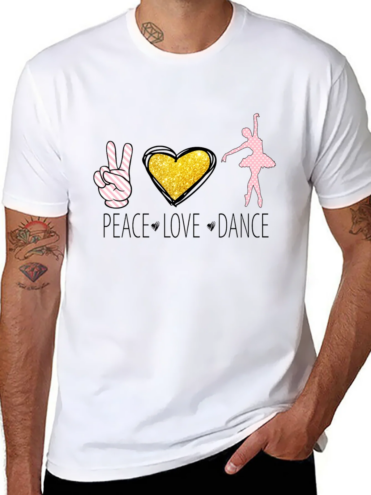 Peace Love Dance Graphic Tee product image 7