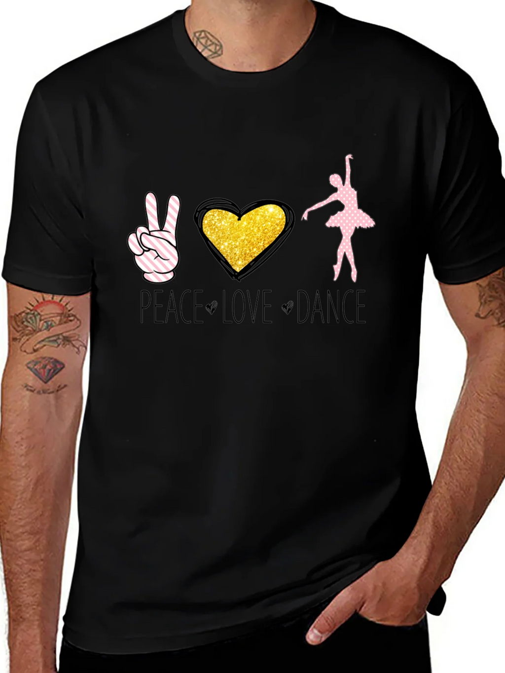 Peace Love Dance Graphic Tee product image 1