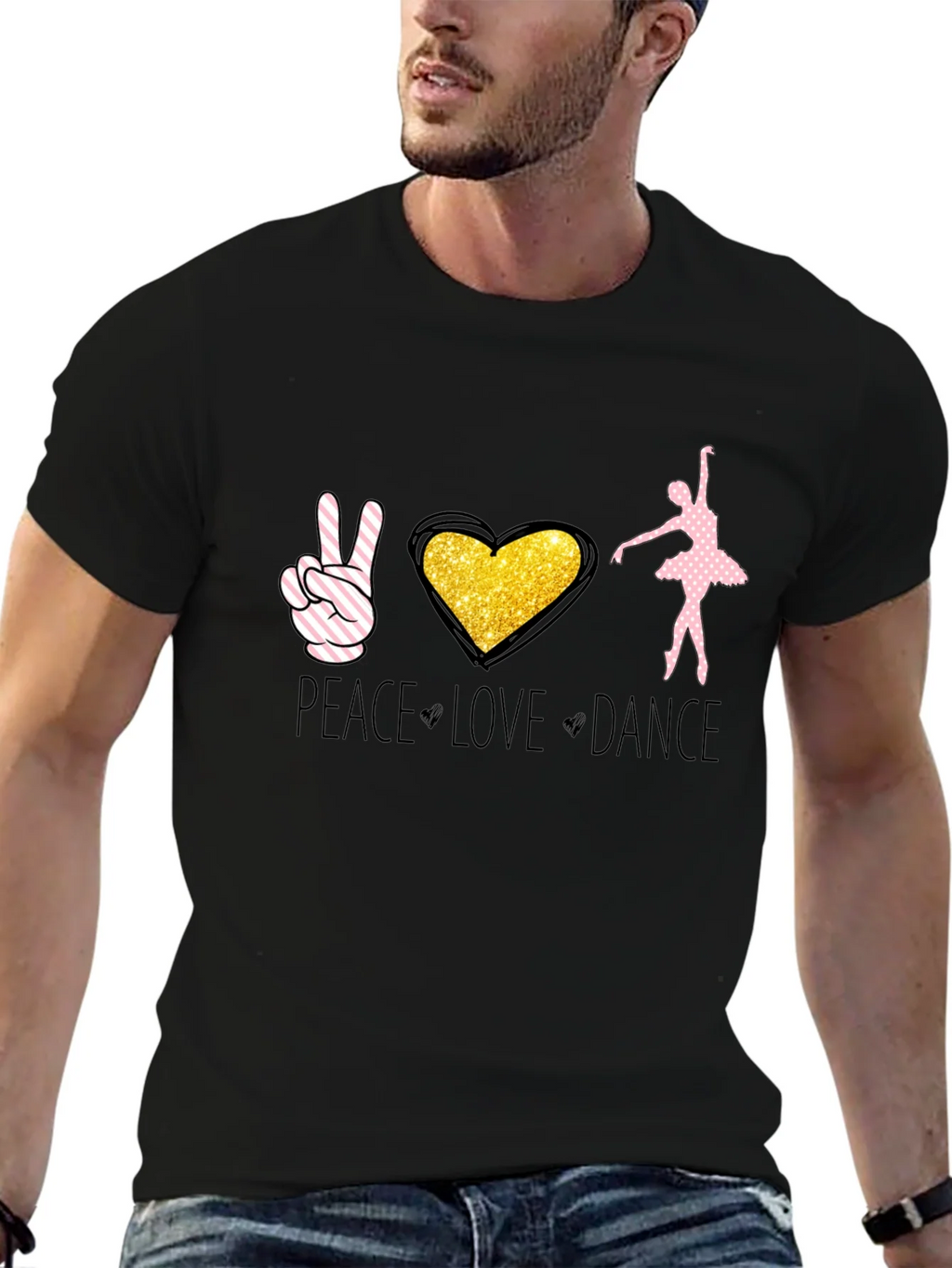 Peace Love Dance Graphic Tee product image 6
