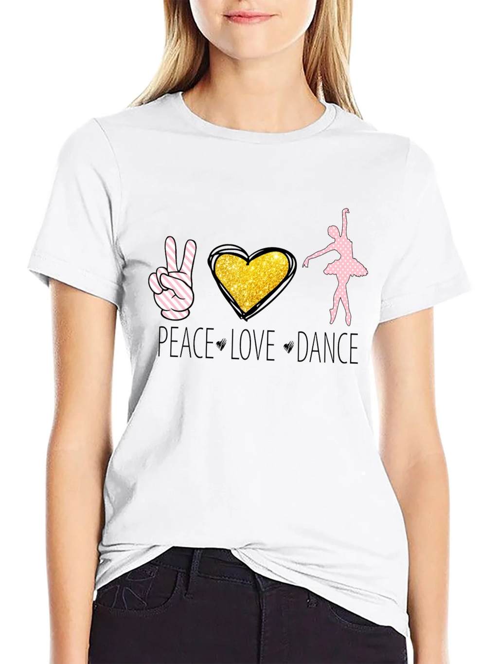 Peace Love Dance Graphic Tee product image 8
