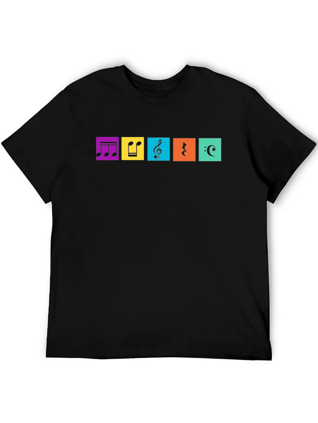 Musical Notes T-Shirt - Colorful Music Design product image 5