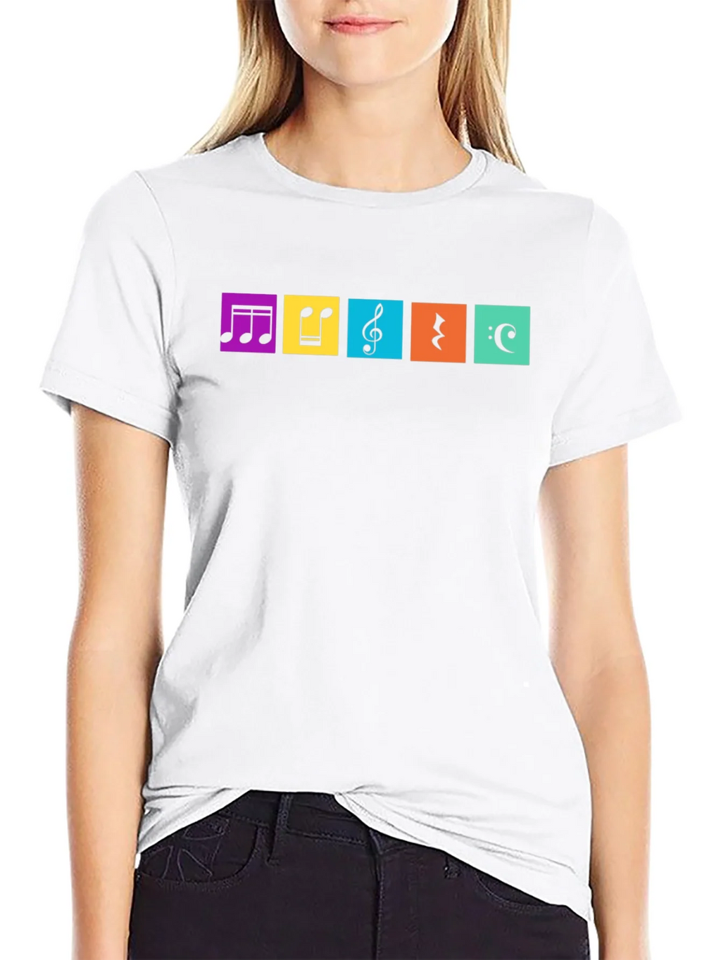 Musical Notes T-Shirt - Colorful Music Design product image 8