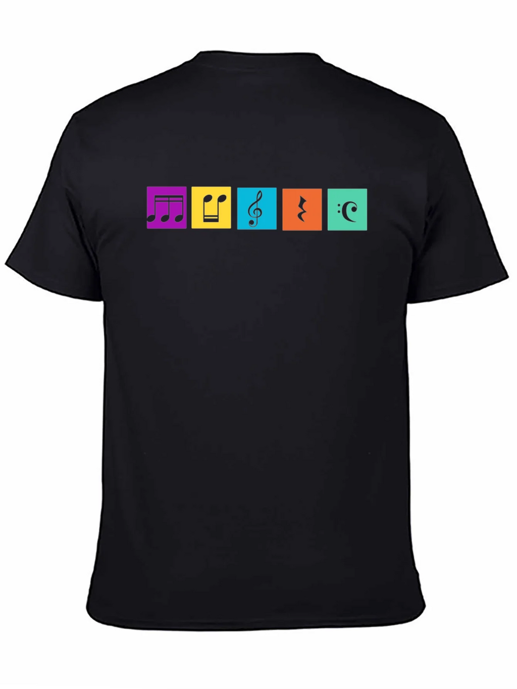 Musical Notes T-Shirt - Colorful Music Design product image 4