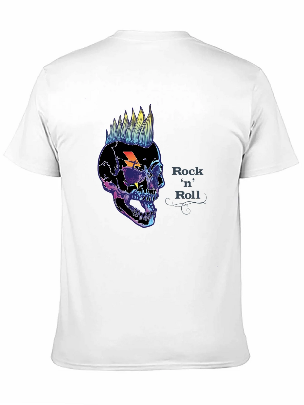 Rock n Roll Skull Graphic Tee - Punk Style product image 7