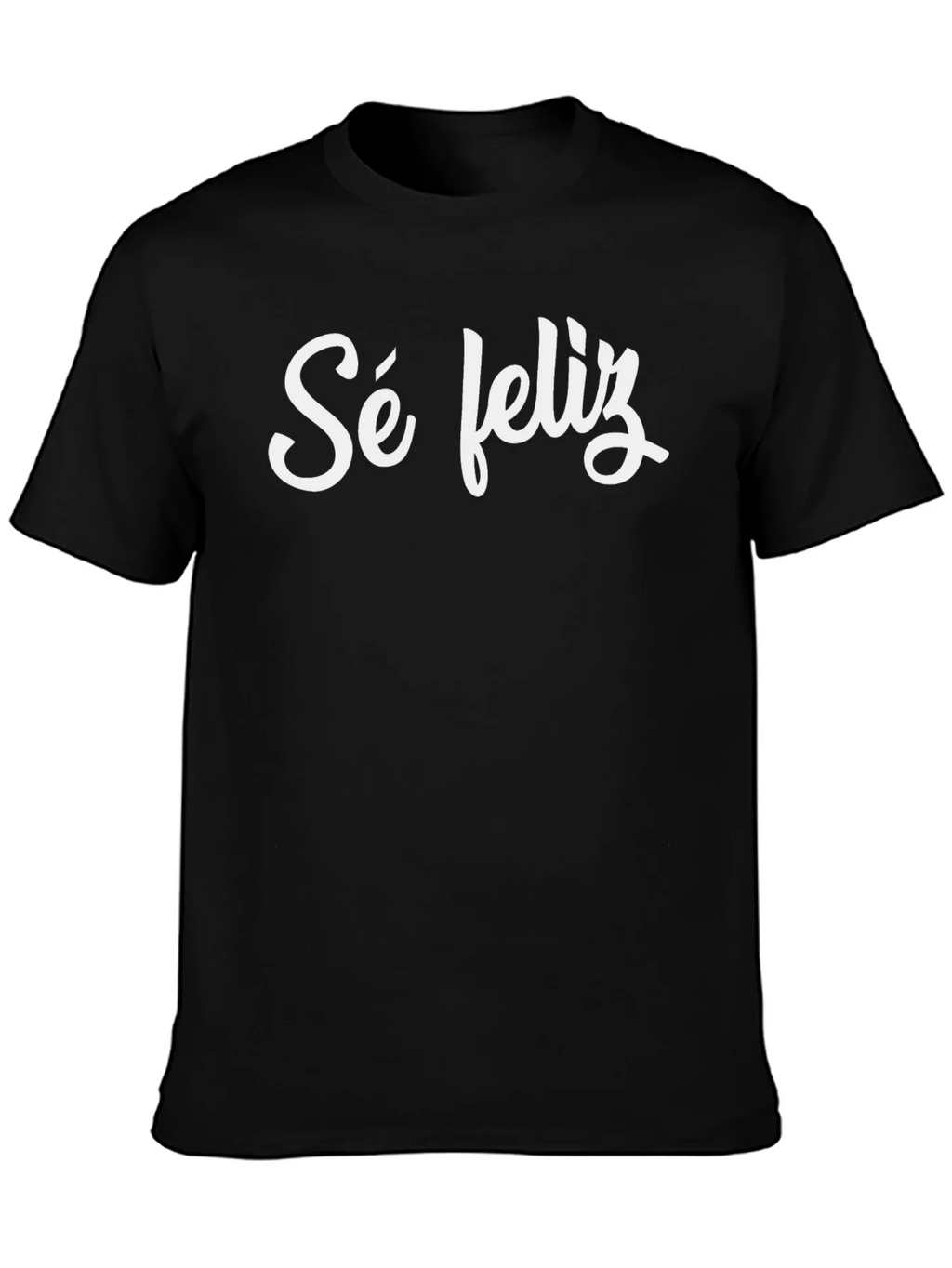 Sé Feliz Black T-Shirt - Be Happy product image 2