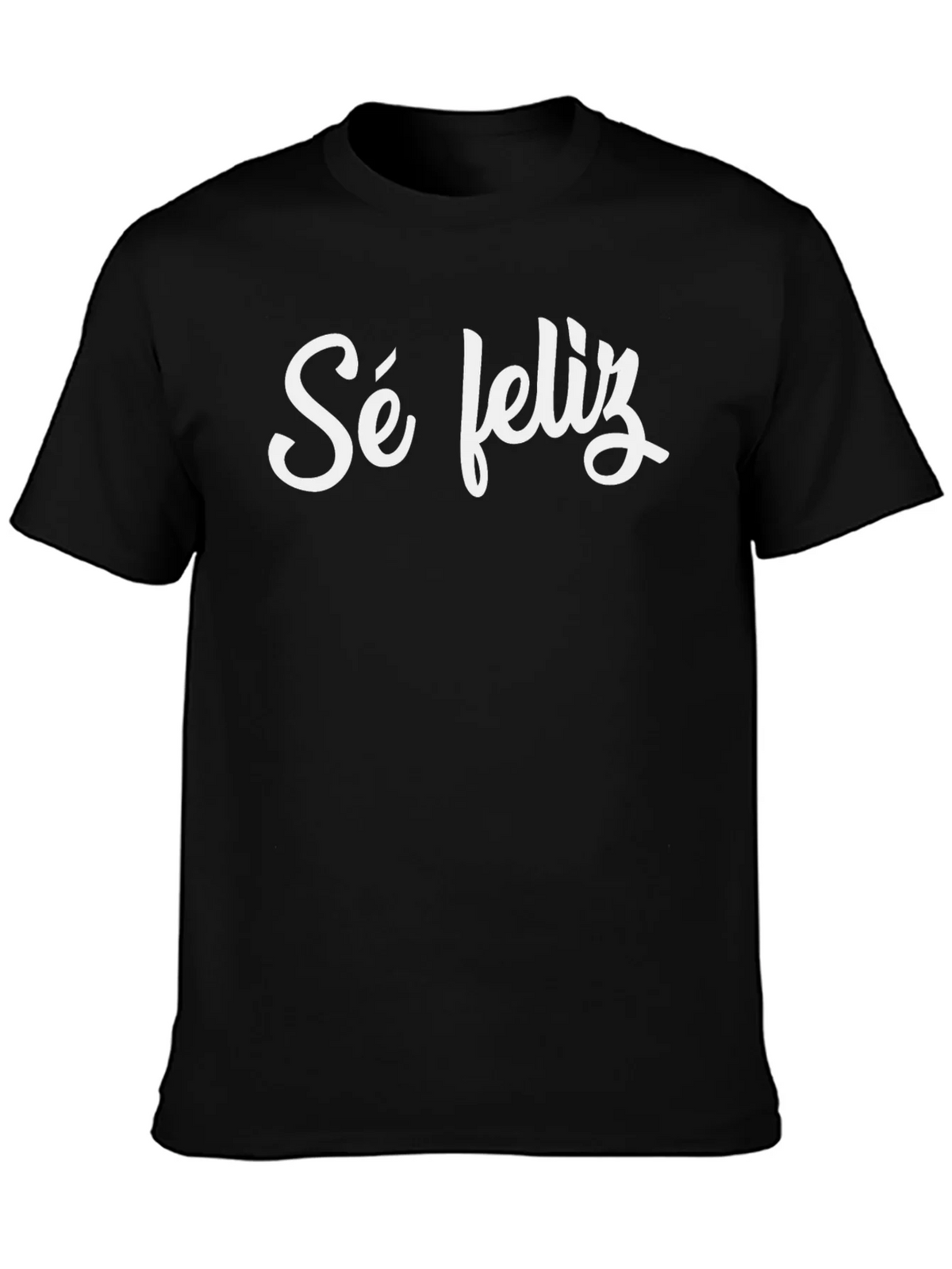 Sé Feliz Black T-Shirt - Be Happy product image 2
