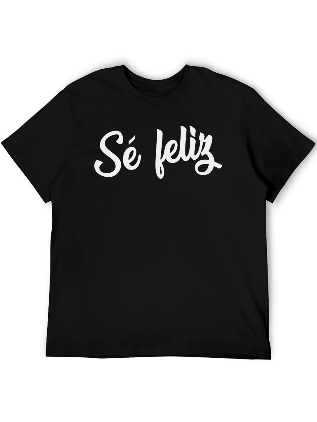 Sé Feliz Black T-Shirt - Be Happy product image 4