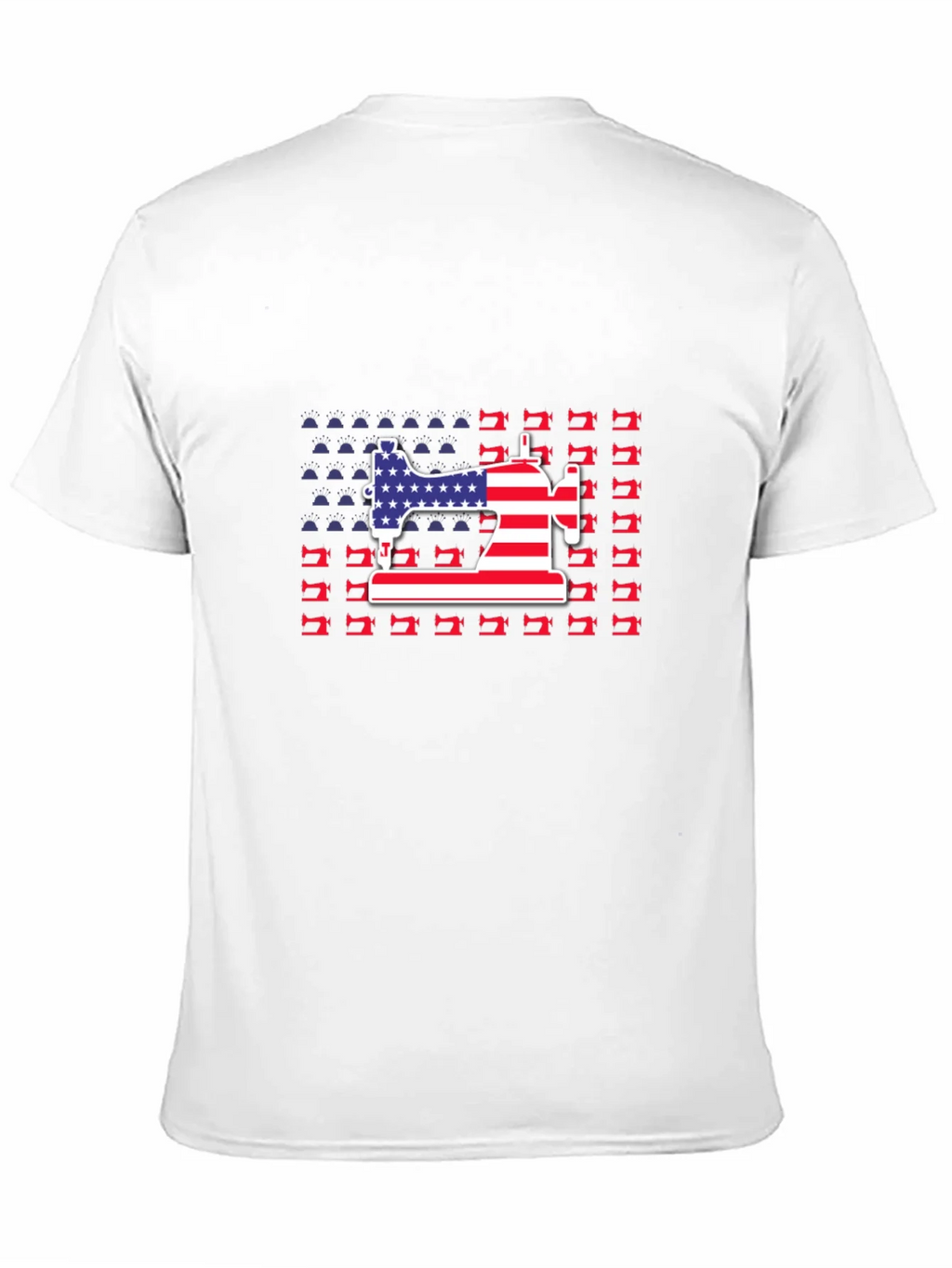 Patriotic Sewing Machine T-Shirt product image 8