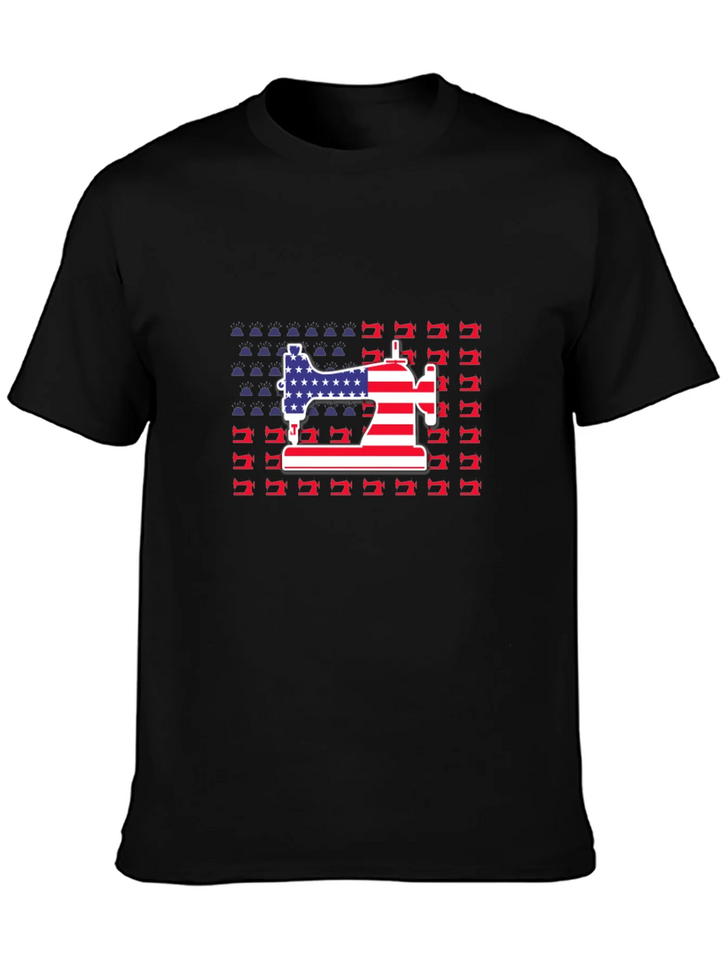 Patriotic Sewing Machine T-Shirt product image 1