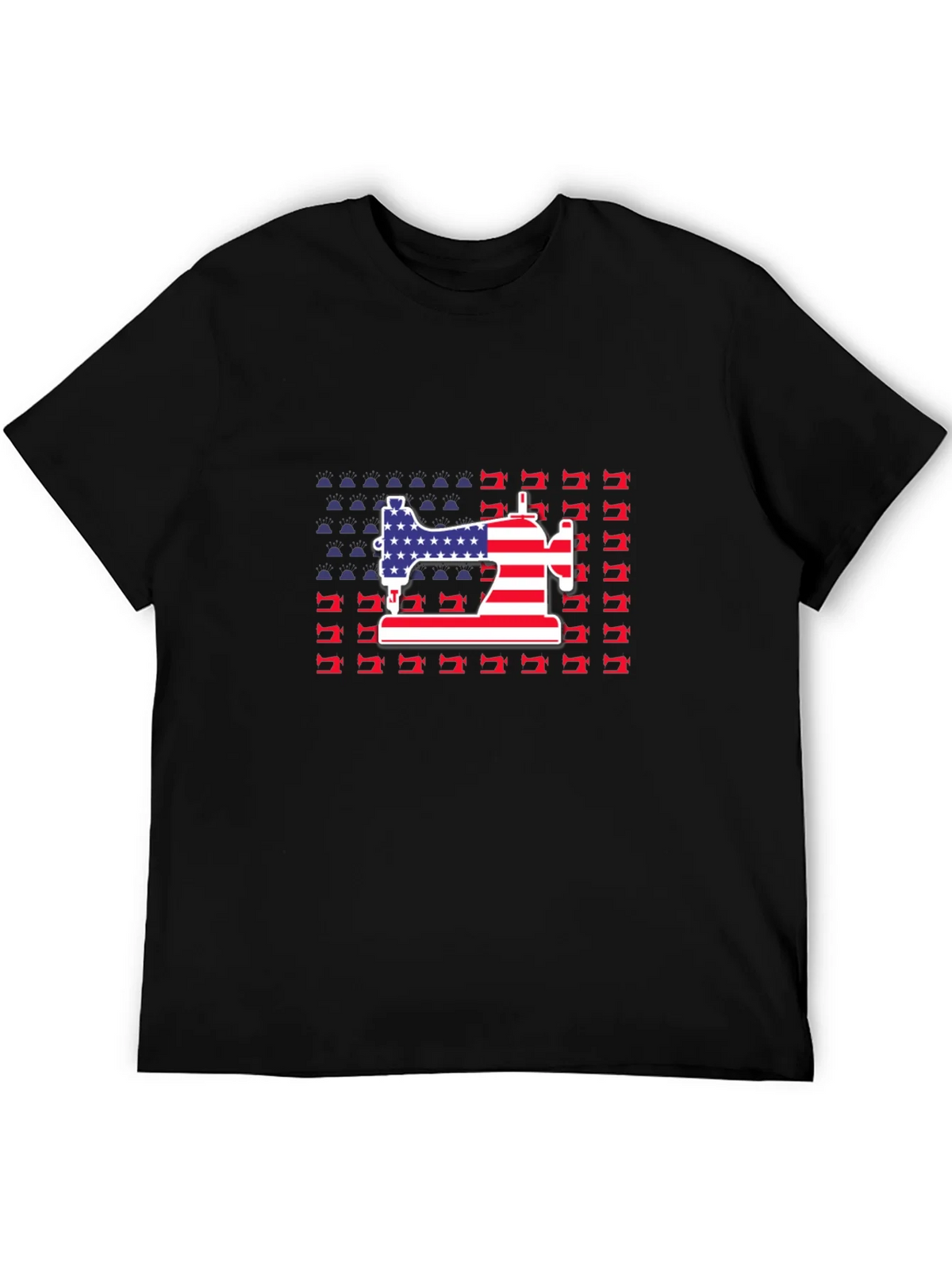 Patriotic Sewing Machine T-Shirt product image 3