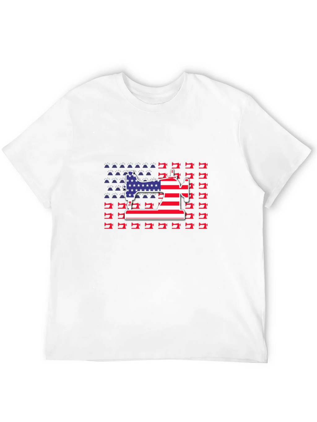 Patriotic Sewing Machine T-Shirt product image 9
