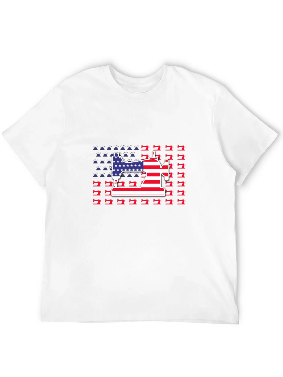 Patriotic Sewing Machine T-Shirt product image 9