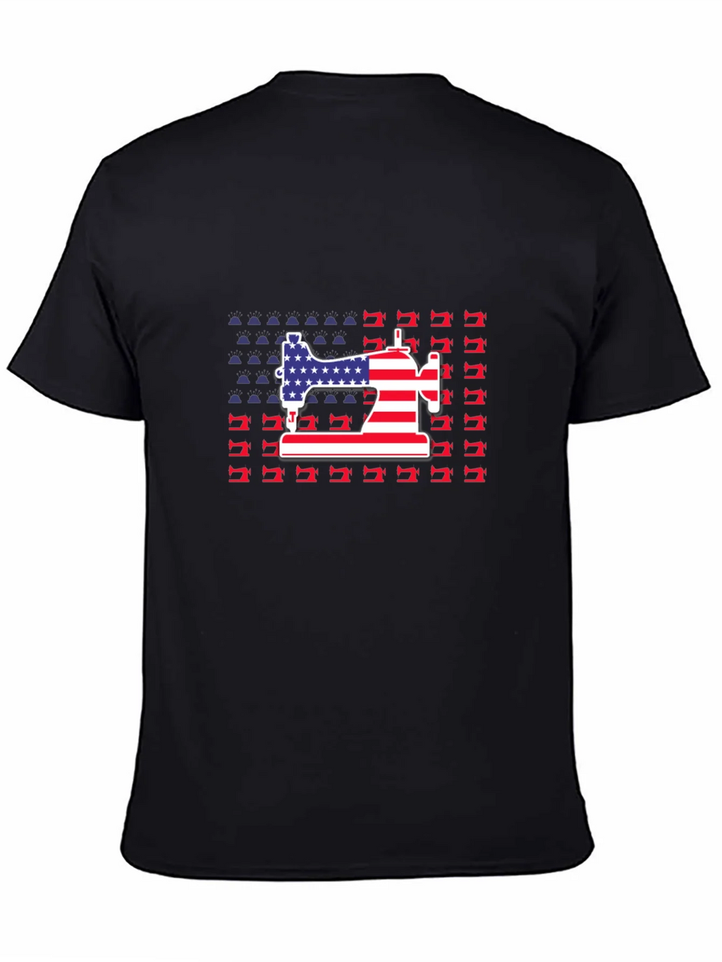Patriotic Sewing Machine T-Shirt product image 2