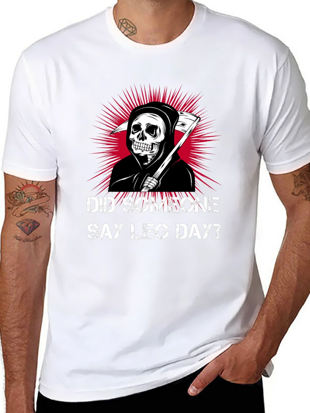 Did Someone Say Leg Day? T-Shirt product image 7