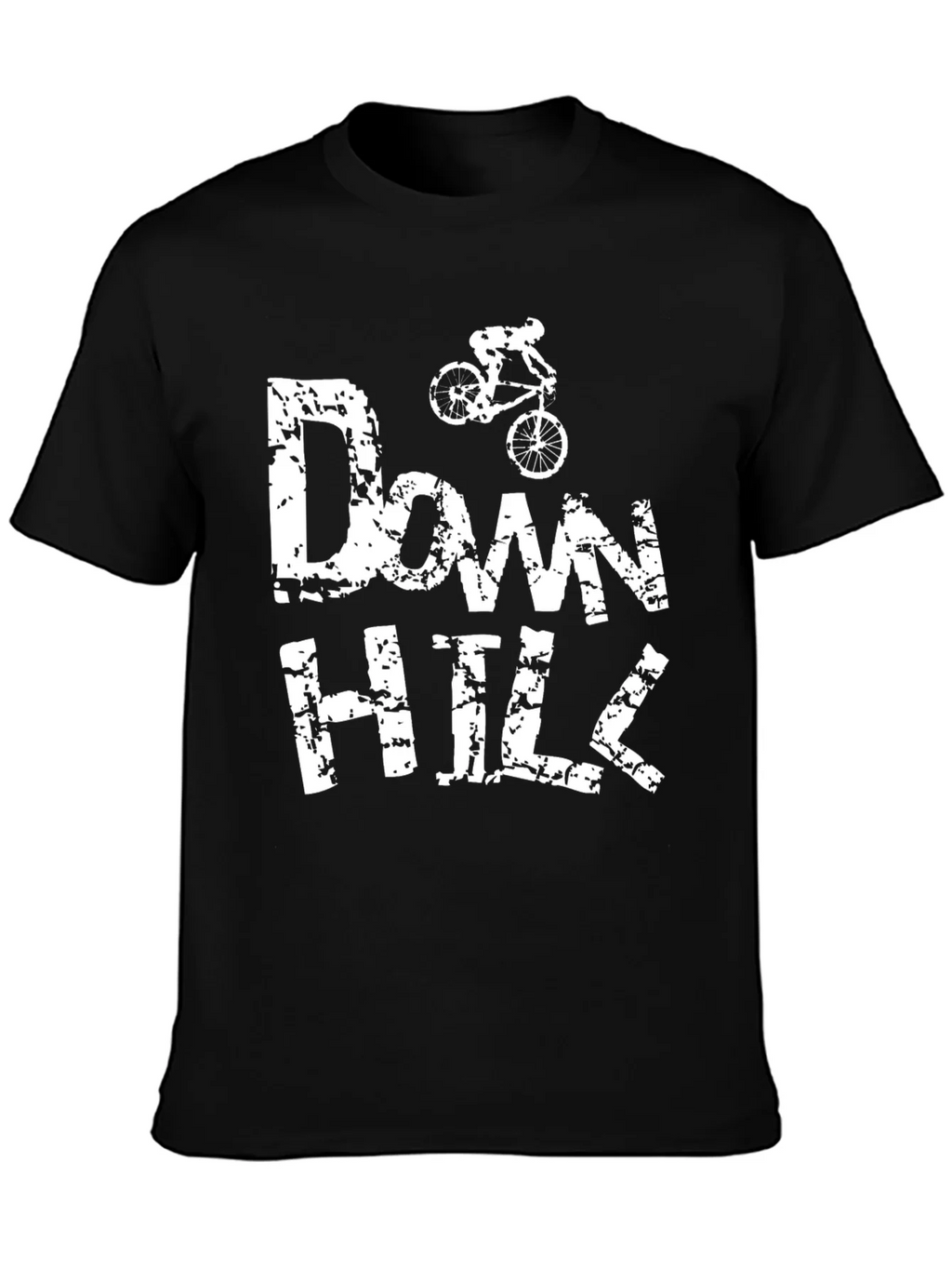 Downhill Mountain Bike T-Shirt - Black Graphic Tee product image 3