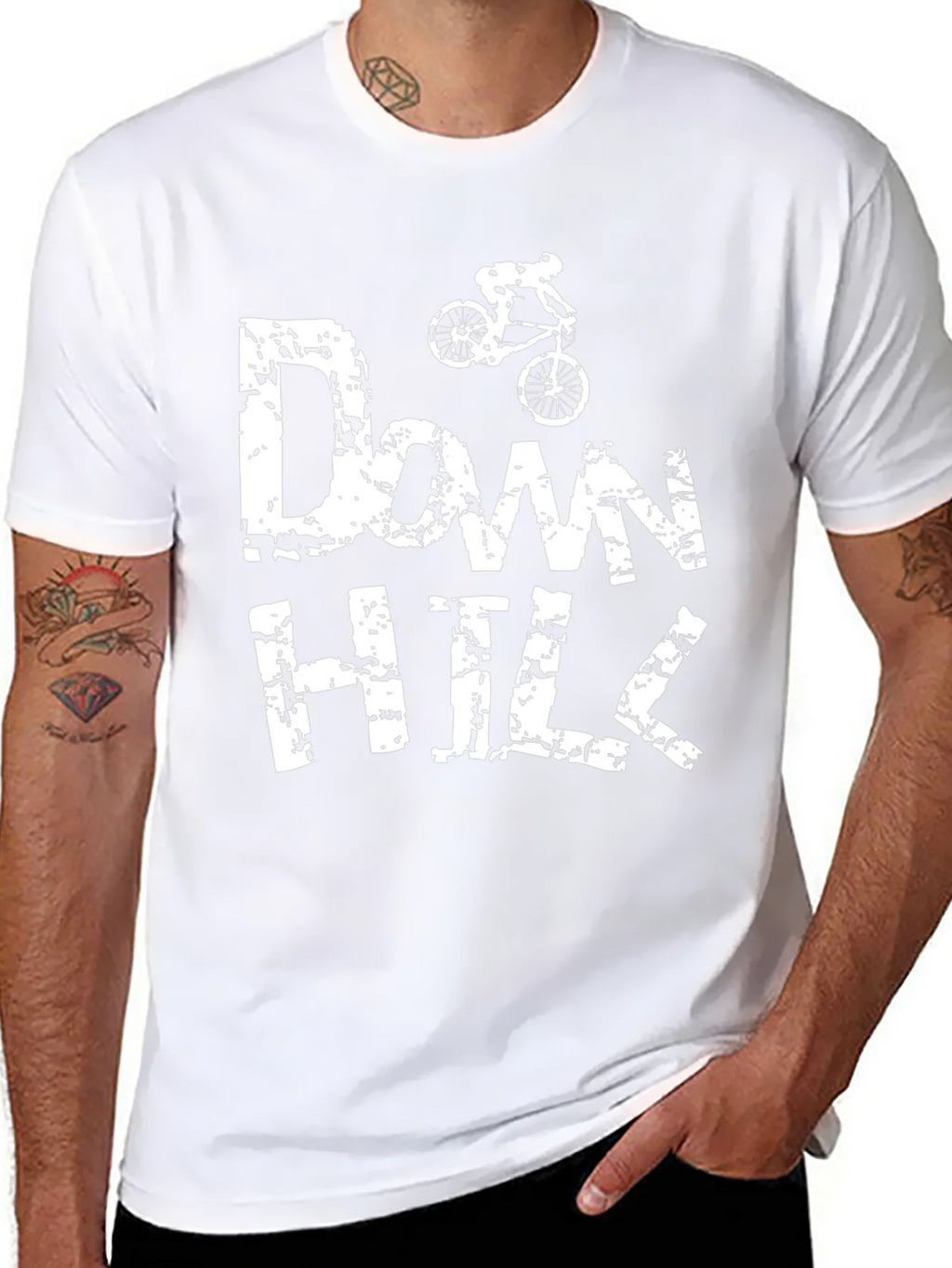 Downhill Mountain Bike T-Shirt - Black Graphic Tee product image 7