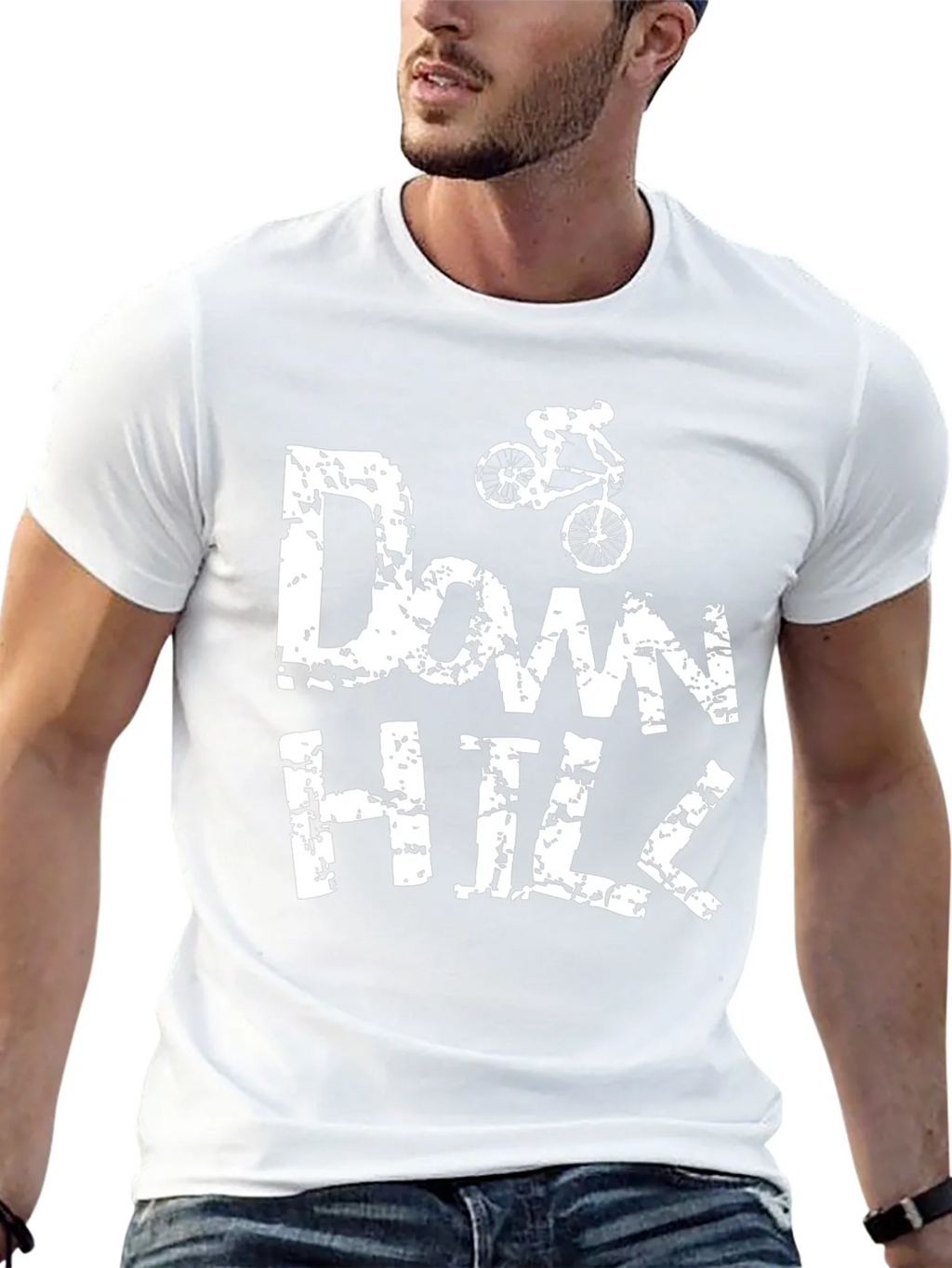 Downhill Mountain Bike T-Shirt - Black Graphic Tee product image 12