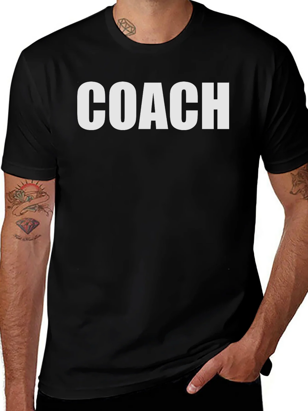 Coach Graphic T-Shirt - Black Crew Neck Tee product image 1