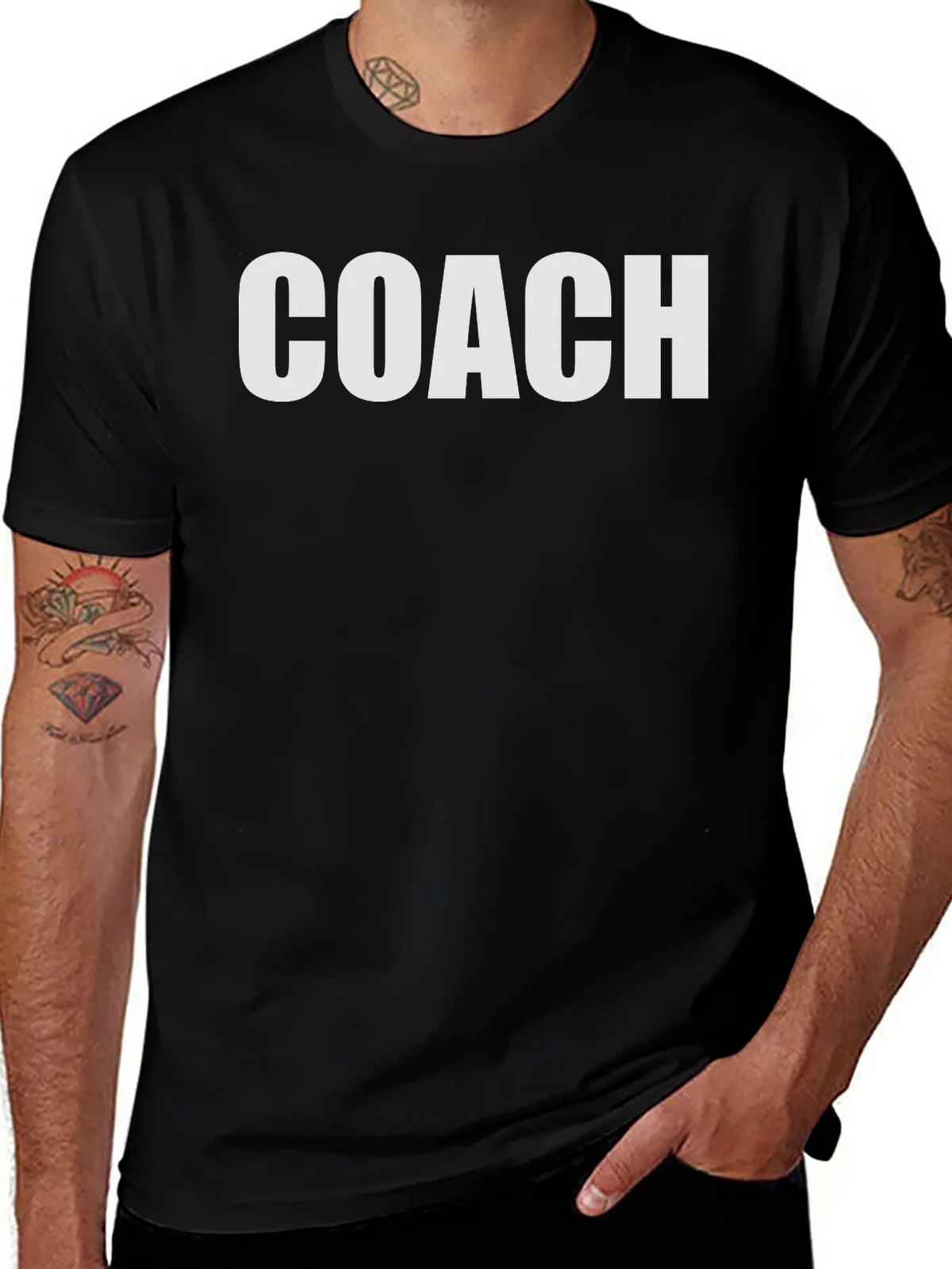 Coach Graphic T-Shirt - Black Crew Neck Tee product image 1