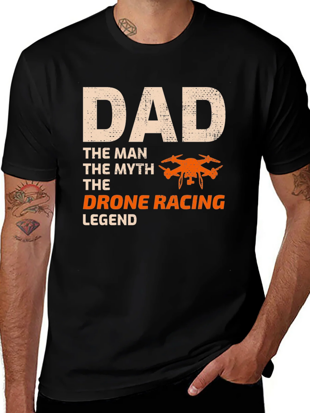Dad Drone Racing Legend T-Shirt product image 1