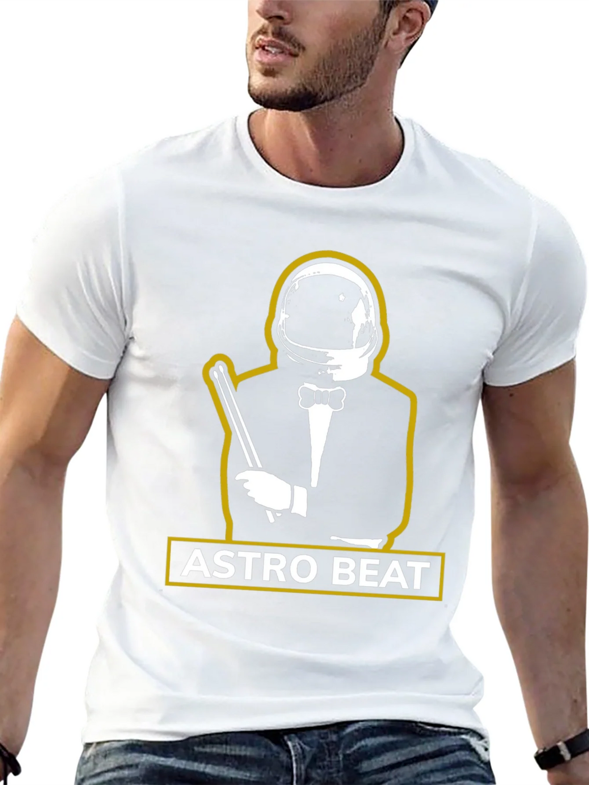 Astro Beat Graphic Tee - Stylish Astronaut Design product image 12