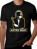 Astro Beat Graphic Tee - Stylish Astronaut Design product image 1