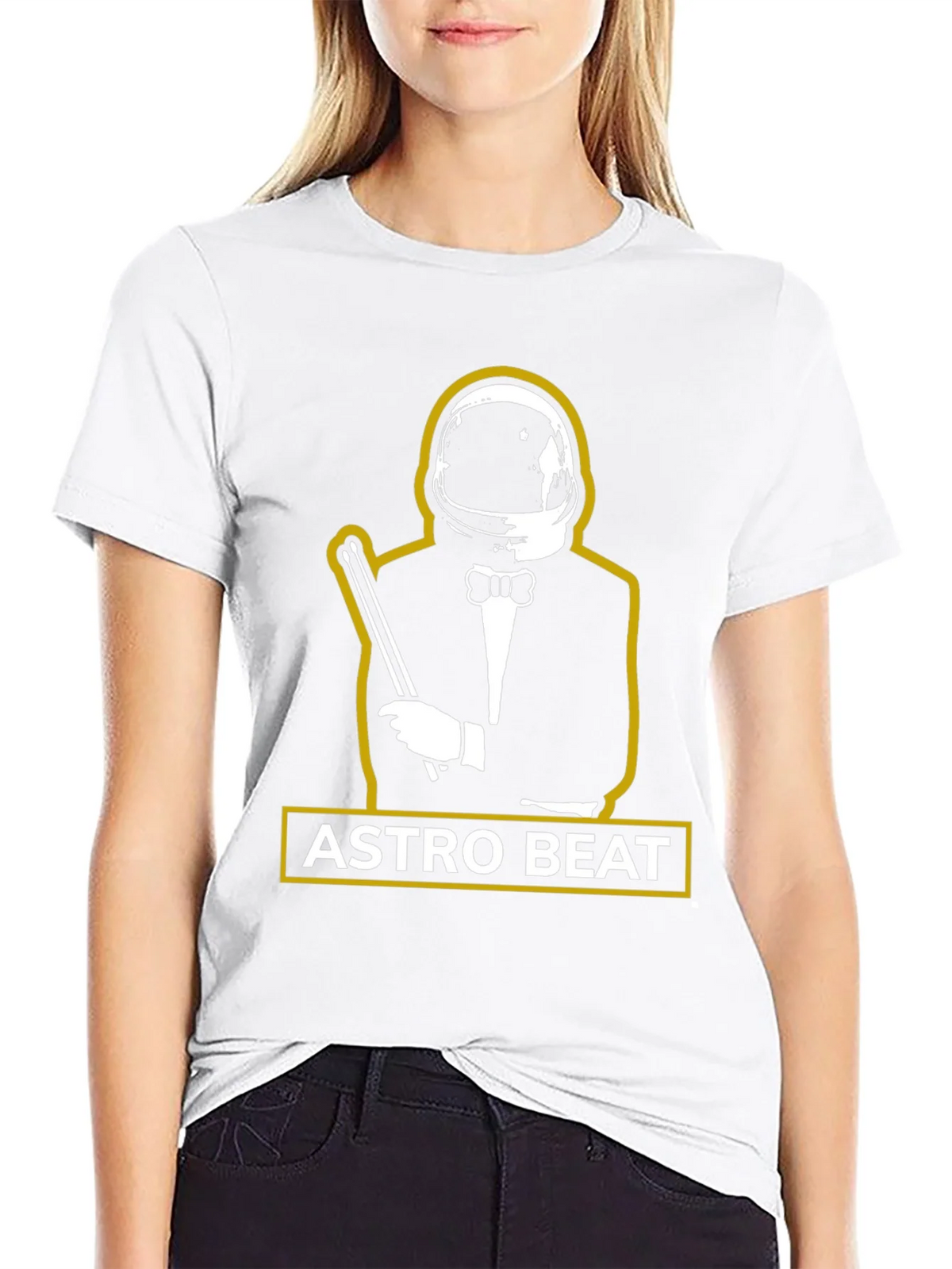 Astro Beat Graphic Tee - Stylish Astronaut Design product image 8