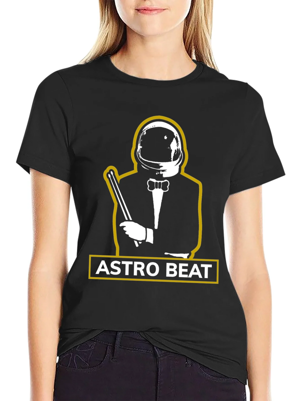 Astro Beat Graphic Tee - Stylish Astronaut Design product image 2