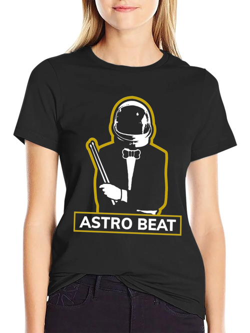 Astro Beat Graphic Tee - Stylish Astronaut Design product image 2