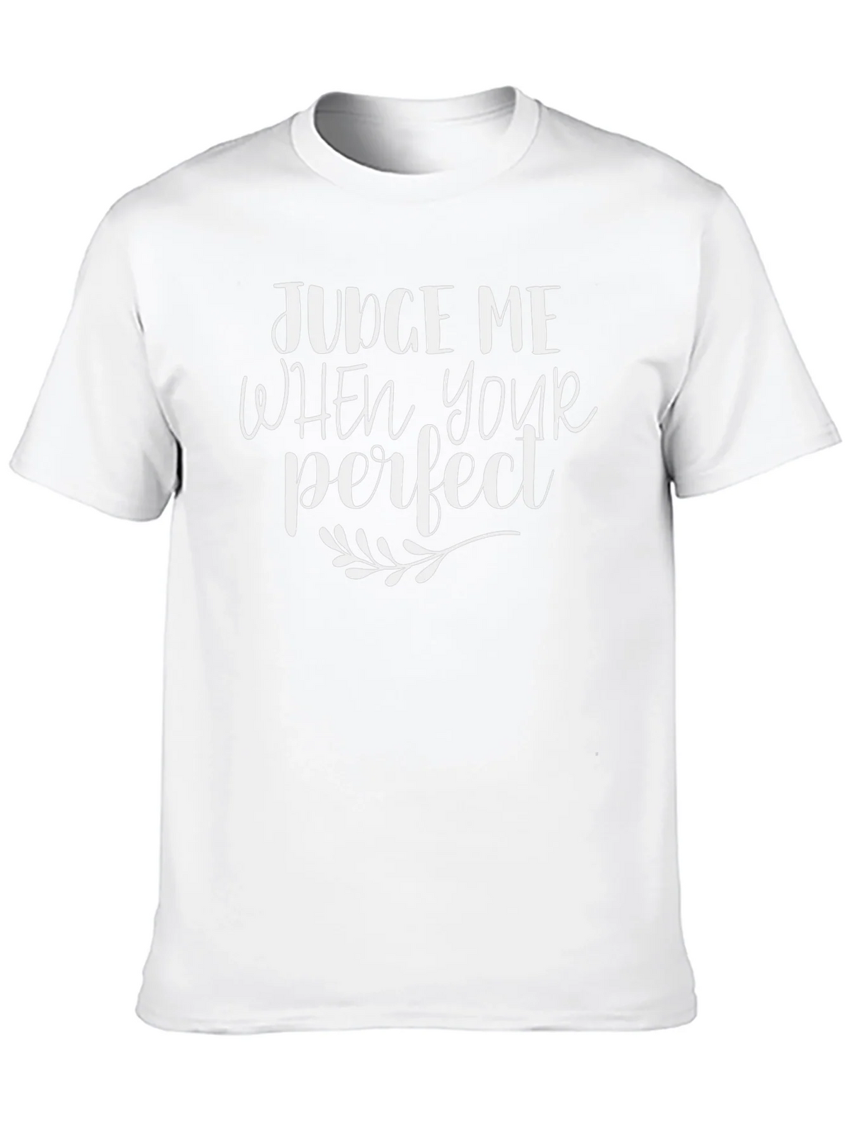 Judge Me When Youre Perfect Black T-Shirt product image 9