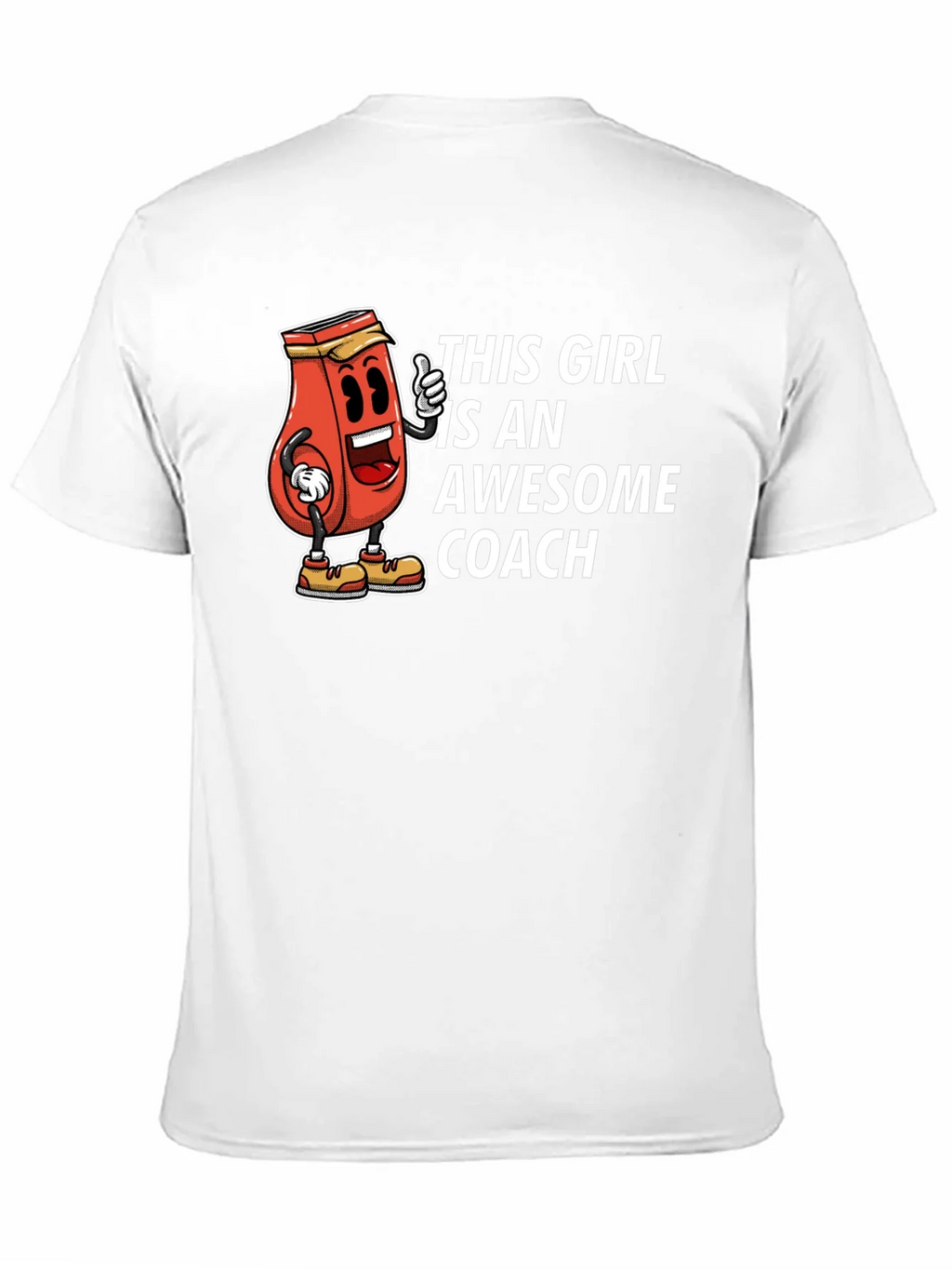 Awesome Coach T-Shirt - Funny Ketchup Girl Design product image 10