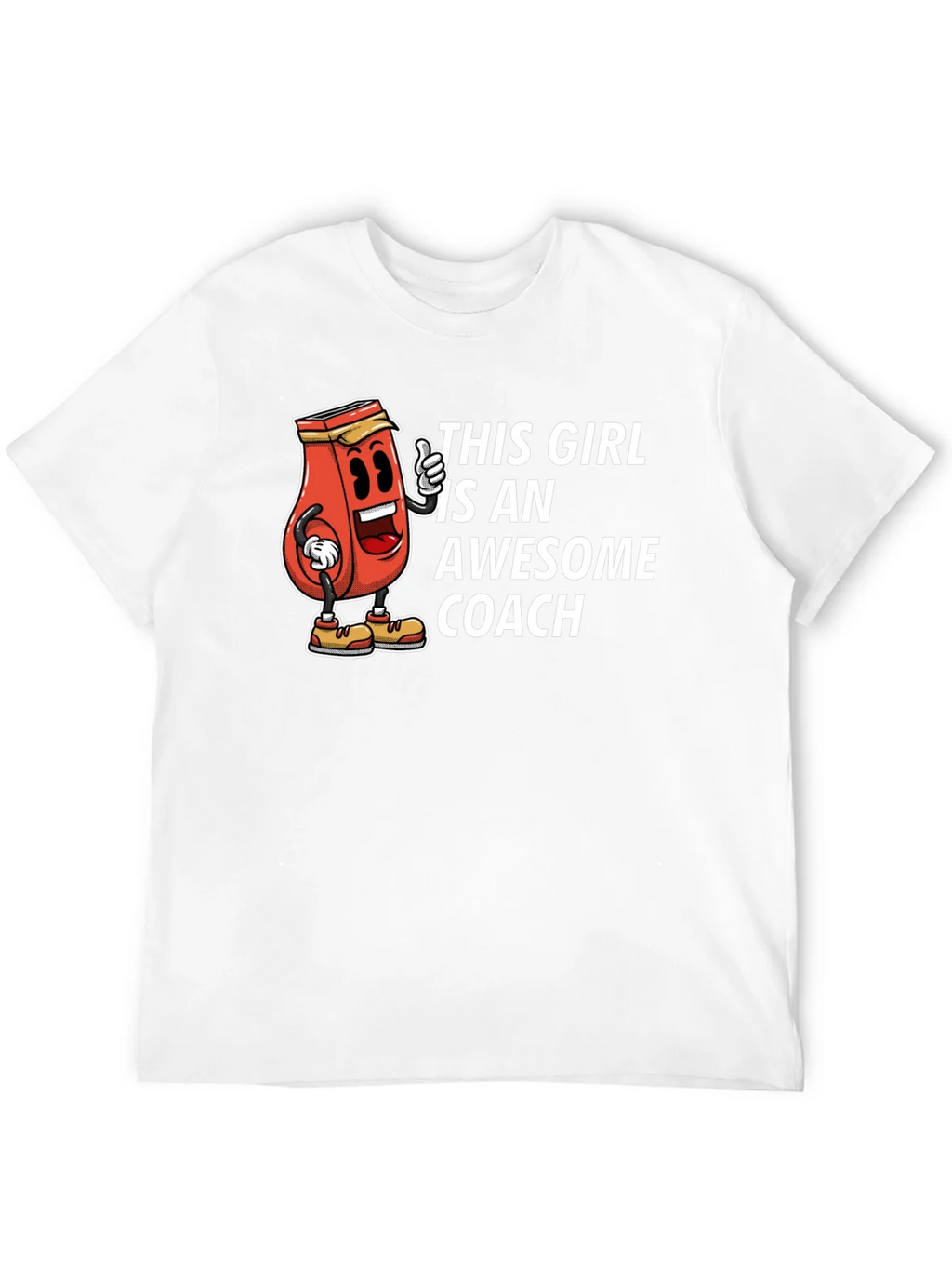 Awesome Coach T-Shirt - Funny Ketchup Girl Design product image 11