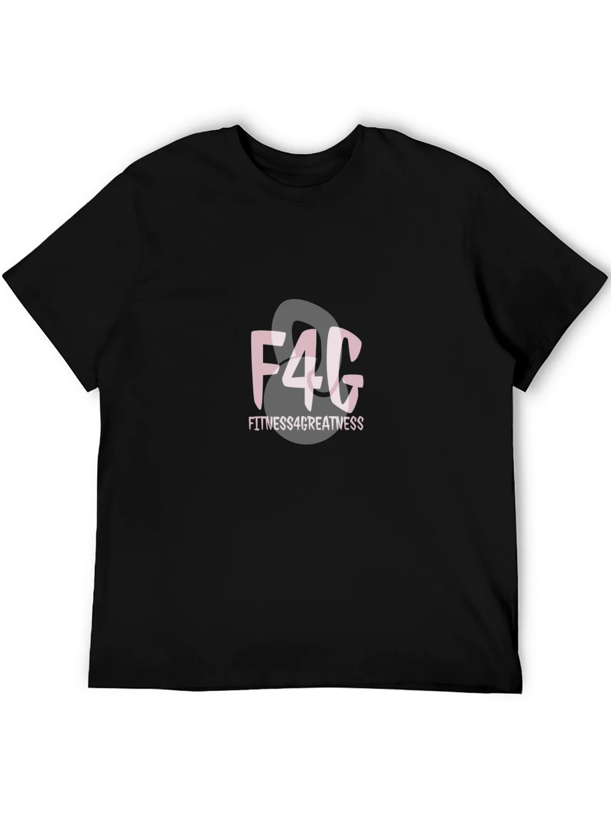 F4G Fitness4Greatness Black Graphic T-Shirt product image 2