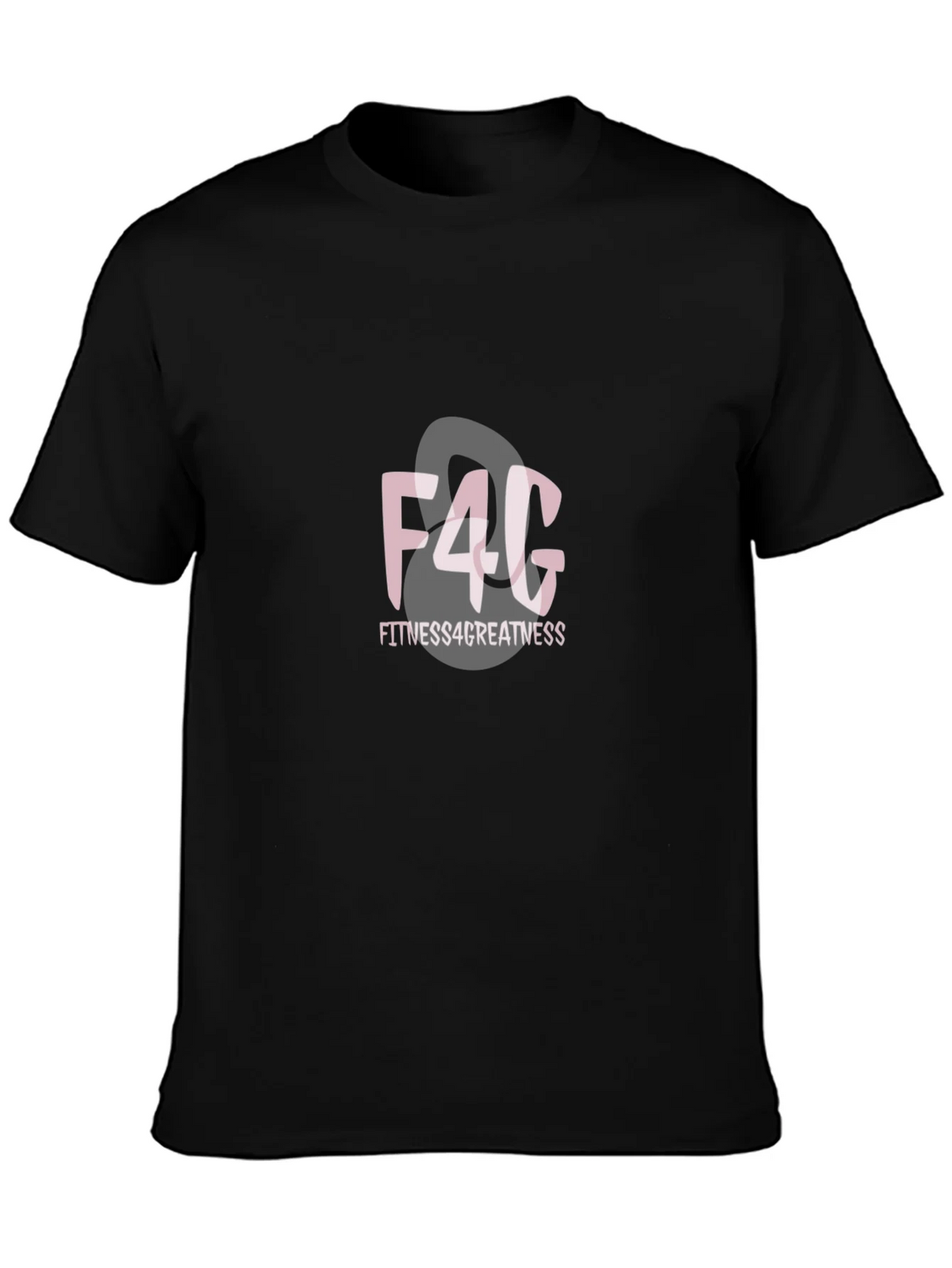 F4G Fitness4Greatness Black Graphic T-Shirt product image 1
