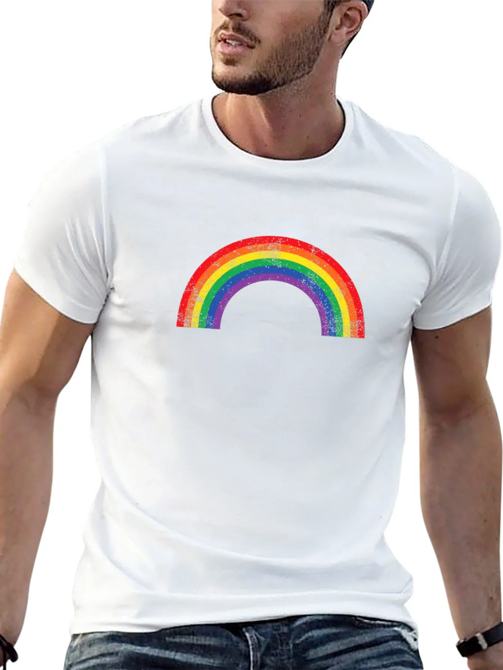 Rainbow Graphic T-Shirt - Prideful and Stylish product image 12