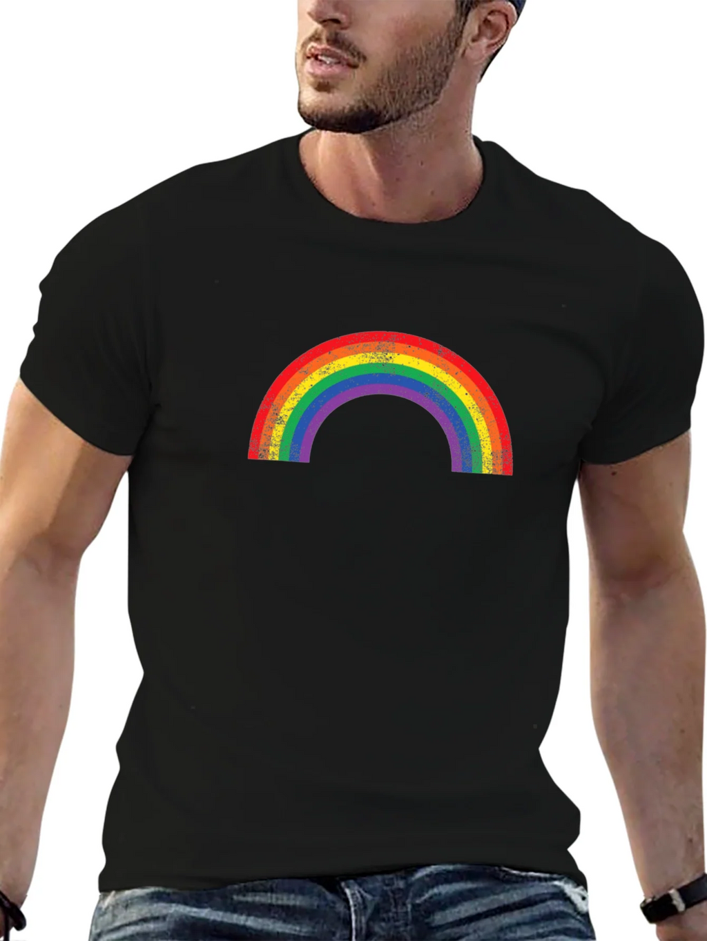 Rainbow Graphic T-Shirt - Prideful and Stylish product image 6