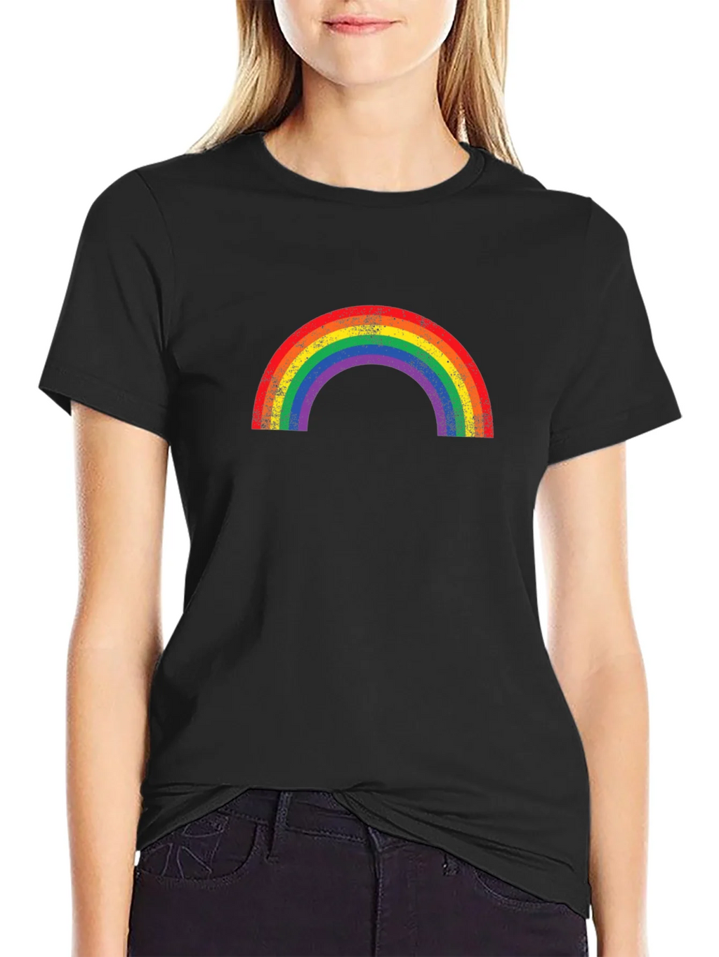 Rainbow Graphic T-Shirt - Prideful and Stylish product image 2