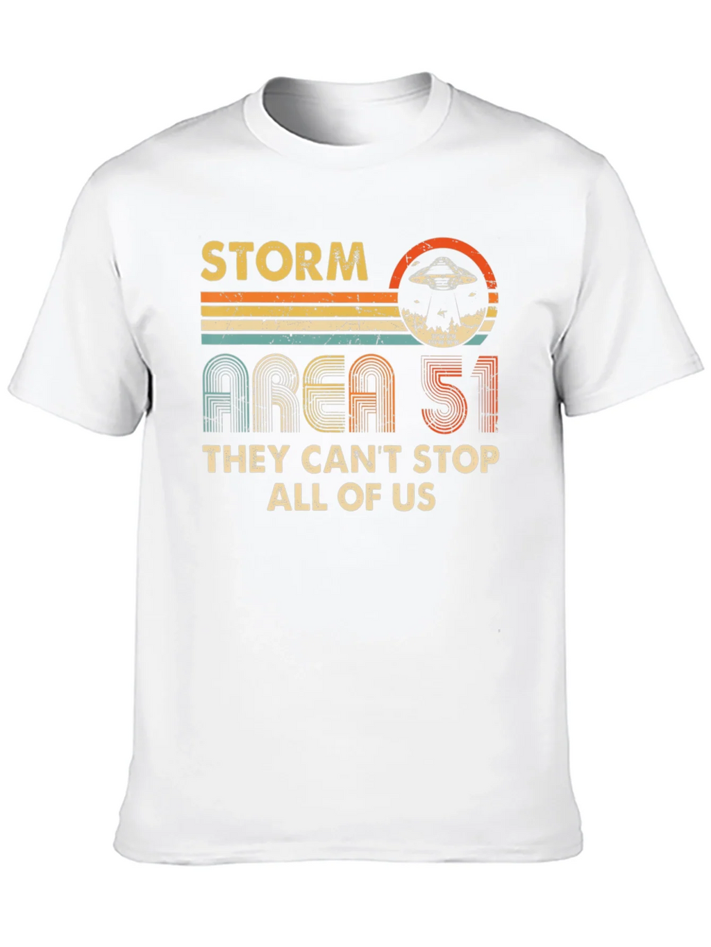 Storm Area 51 Retro UFO Graphic T-Shirt product image 9