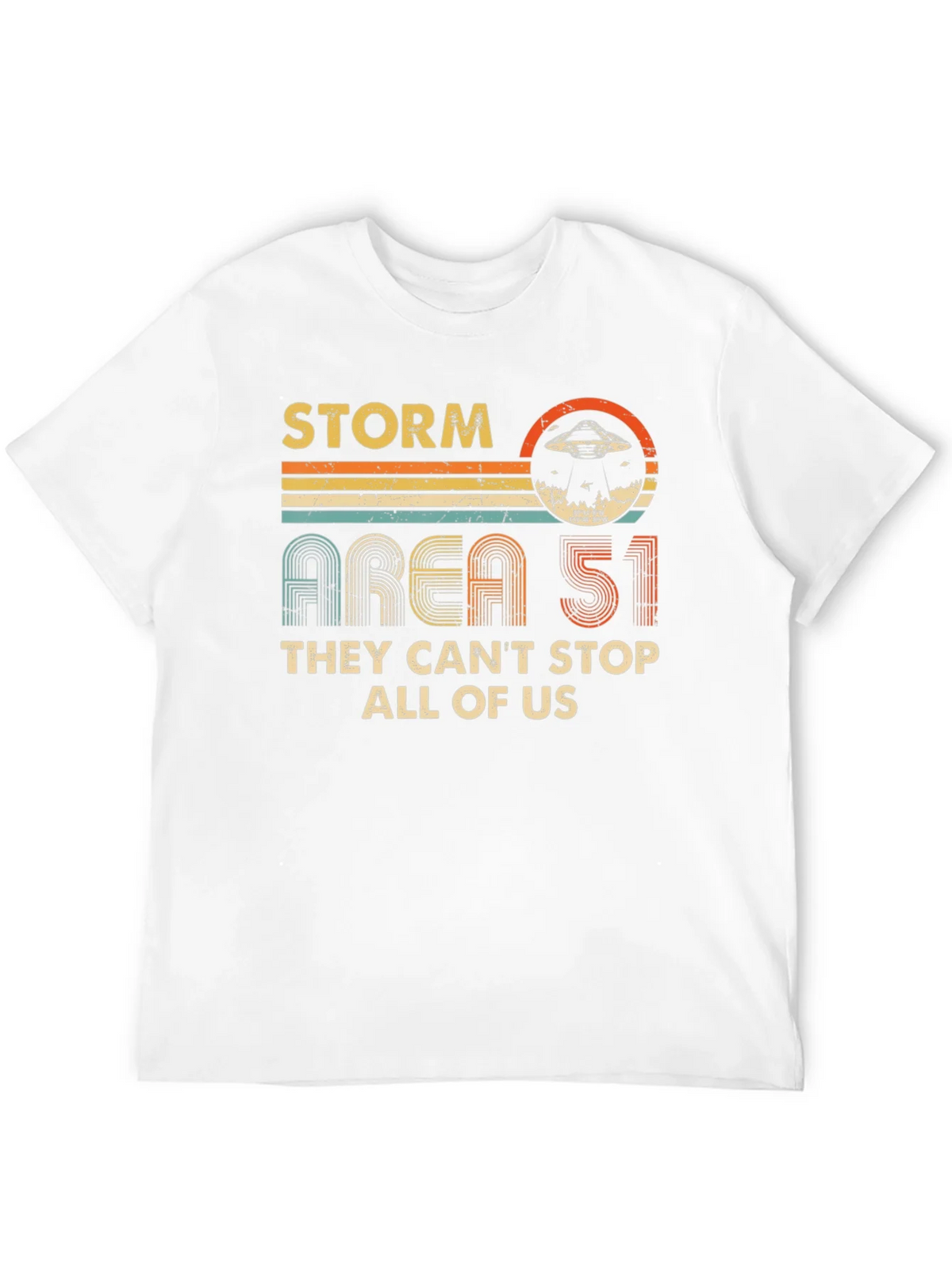 Storm Area 51 Retro UFO Graphic T-Shirt product image 11